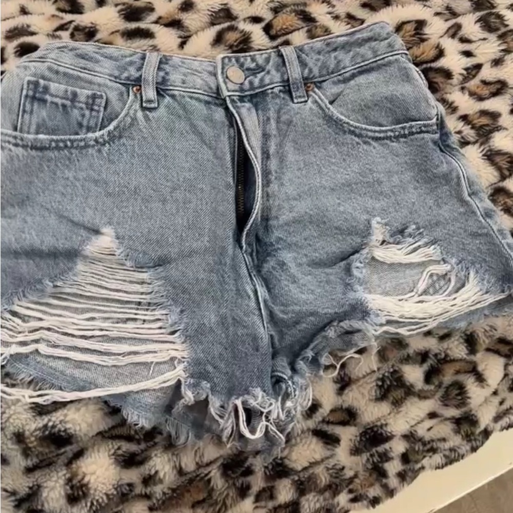 Distressed Denim Women Shorts Pacsun